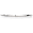 Front, Center Bumper, Chrome, 3-Piece Type, Without Molding Holes, Without Mounting Brackets
