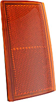 Front, Passenger Side, Upper Reflector, For Models with Dual Sealed Beam Composite Headlight, 2-Piece Upper