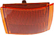Front, Passenger Side, Upper Reflector, For Models with Dual Sealed Beam Composite Headlight, 2-Piece Upper
