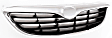 Grille Assembly, Chrome Shell with Painted Black Insert