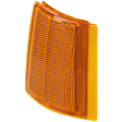 Front, Passenger Side, Upper Reflector