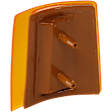 Front, Passenger Side, Upper Reflector