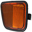 Front, Passenger Side Bumper Reflector