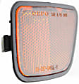 Front, Driver Side Bumper Reflector