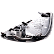 Passenger Side Halogen Corner Light, With bulb(s)
