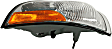 Passenger Side Halogen Corner Light, Without bulb(s)
