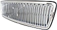 Grille Assembly, Chrome Shell with Painted Silver Insert