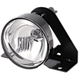 Front, Driver or Passenger Side Fog Light, With Bulb, Halogen, With Mounting Bracket