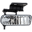Front, Passenger Side Fog Light, with Bulb, Halogen, with Mounting Bracket, CAPA Certified