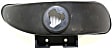 Front, Driver Side Halogen Fog Light, Without bulb(s)