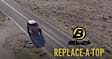 2002 Chevrolet Tracker - Replace-A-Top Soft Top, Without Frame (Requires Factory Frame), No Door Skins Included; For OEM  Hardware, Black, Dual-layer poly-cotton vinyl