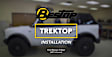 56873-17 Trektop NX Series Soft Top - With Frame (Frame Included) Black twill