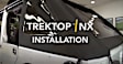 56853-17 Trektop Fastback Soft Top - With Frame (Frame Included) Black twill