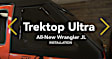 54925-17 Trektop Ultra Fastback Soft Top - Without Frame (Requires Factory Frame) Black twill