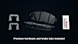 2013 Nissan Sentra - Rear Ceramic Brake Pad Set