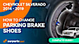 2020 Chevrolet Suburban - Parking Brake Shoe, 2-Wheel Set