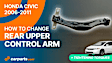 SET-RB521890 Rear, Driver and Passenger Side, Upper Control Arm, Without ball joint(s), Steel