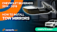 2014-2019 Chevrolet Silverado 3500 HD - Driver and Passenger Side Towing Mirror, Manual Adjust, Non-Heated, Manual Folding, Textured Black, No Signal Light, Without Memory Recall, No Puddle Light, No Auto-Dimming, With Blind Spot Glass