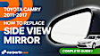 Driver Side Mirror, Power, Manual Folding, Heated, Paintable, No Signal Light, No Memory, No Puddle Light, No Auto-Dimming, No Blind Spot Feature