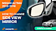 Passenger Side Mirror, Power, Manual Folding, Non-Heated, Paintable, In-housing Signal Light, No Memory, No Puddle Light, No Auto-Dimming, No Blind Spot Feature
