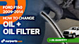 FL820S Motorcraft OE Replacement Oil Filter - Cartridge, Direct Fit, Sold Individually