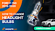 2005 BMW X3 - Driver and Passenger Side Halogen H11 Headlight Bulb, Low and High Beam, Set of 2, VisionPlus Series