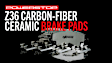2013 Ford Explorer - Carbon Fiber Ceramic Brake Pad Set, Standard Brakes, 325mm (12.8 in.) Front Rotors, Z36 Extreme Truck And Tow