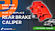 2006 Dodge Durango - Rear Brake Caliper, 4WD, Performance Series