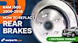 2017 Ram 1500 Tradesman 6 Cyl 3.6L - Rear Brake Disc, Natural Finish, Plain Surface, Vented, 5 Lugs, 352 mm, 3.6L 6Cyl, Autospecialty By Powerstop