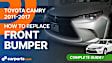 Front Primed Bumper Cover CAPA Certified