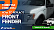 Front, Passenger Side Fender CAPA Certified