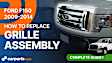 2011 Ford F-150 XLT - Grille, Chrome Shell with Black Insert, For Models Without Custom Package
