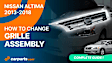 2015 Nissan Altima Base - Grille, Chrome Shell with Black Insert