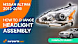 Driver Side Headlight, with Bulb, Halogen, Sedan, CAPA Certified