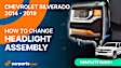 2016-2018 Chevrolet Silverado 1500 - Passenger Side Headlight, without Bulb, HID/Xenon, Clear Lens