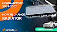 Radiator, 4 Cyl., 2.4L Engine, Aluminum Core, Plastic Tank, Denso Type