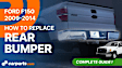 Step Bumper, Chrome Face Bar and Pads Without mounting bracket(s)