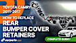Rear, Driver and Passenger Side Bumper Retainers