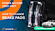 2013 Honda Accord - Front Ceramic Brake Pad Set, 282mm  Disc, Pro-Line Series