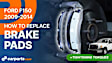 2010 Ford F-150 XLT 8 Cyl 4.6L - Front Ceramic Brake Pad Set, Pro-Line Series