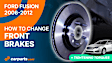 Front, Driver or Passenger Side Brake Disc, Natural Finish, Plain Surface, Vented, 5 Lugs, 298.45 mm, Pro-Line Series