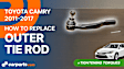 JTE1782 Front Or Rear, Driver Side, Outer Tie Rod End