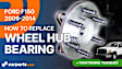 Front, Driver or Passenger Side Wheel Hub, With Bearing, With Sensor, Four Wheel Drive, 6 Lugs