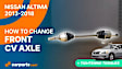 2013-2018 Nissan Altima - Front, Passenger Side Axle Assembly, 4 Cyl., 2.5L Engine
