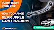Rear, Driver or Passenger Side, Upper Control Arm
