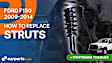 Front, Driver or Passenger Side Fully Loaded Strut, Four Wheel Drive