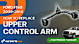Front, Driver Side, Upper Control Arm, with Ball Joint