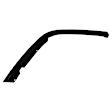 1MP34RXFAH Rear, Passenger Side Fender Flares, Black
