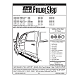 76139-01A PowerStep Series Running Boards, Powdercoated Black Powered Aluminum Set of 2