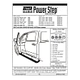 76239-01A PowerStep Series Running Boards, Powdercoated Black Powered Aluminum Set of 2